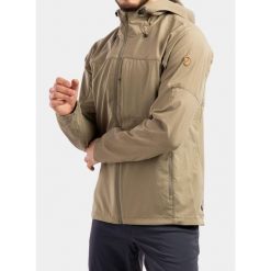Kurtka przeciwwiatrowa męska Fjallraven Abisko Midsummer Jacket. Brązowe kurtki męskie Fjällräven, m, bez wzorów, sportowe, bez ramiączek, bez kaptura. Za 797.99 zł.