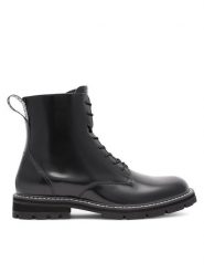 Badura Kozaki DEXTER-03 123AM Czarny. Czarne buty zimowe męskie Badura, bez wzorów, ze skóry, bez obcasa, bez zapięcia. Za 399.99 zł.