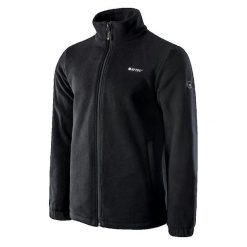 Kurtka Hi-Tec Ferns Polar z pełnym zamkiem Czarny. Czarne kurtki outdoor męskie Hi-tec, na zimę, bez wzorów, z polaru, bez kaptura, narciarskie. Za 278.90 zł.