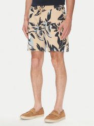 Only & Sons Szorty materiałowe Piero 22034086 Beżowy Relaxed Fit. Brązowe szorty męskie Only & Sons, bez wzorów, z materiału. Za 99.99 zł.