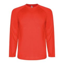 Męska Koszulka Sportowa Z Długim Rękawem Montecarlo. Czerwone t-shirty sportowe męskie ROLY, m, bez wzorów, sportowe, bez ramiączek. Za 37.99 zł.