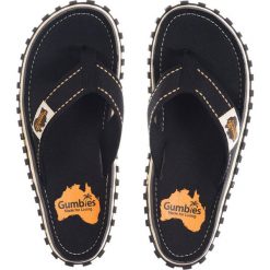 Gumbies - Japonki Islander Black. Czarne klapki i japonki męskie Gumbies, w paski, z bawełny. Za 99.90 zł.