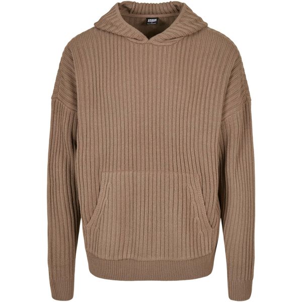 Dzianinowa bluza z kapturem Urban Classics. Zielone bluzy nierozpinane męskie Urban Classics, m, bez wzorów, z dzianiny, z kapturem. Za 211.00 zł.