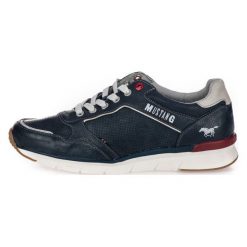 Mustang Tenisówki Męskie 41 Ciemnoniebieskie. Trampki męskie Mustang. Za 266.00 zł.