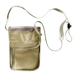 Saszetka Tatonka Skin Neck Pouch. Brązowe saszetki męskie Tatonka, bez wzorów. Za 73.99 zł.