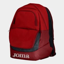 Czerwony Plecak Joma Diamond II - Trwały i Przestronny Design. Czerwone plecaki męskie Joma, bez wzorów, z poliesteru. Za 79.99 zł.