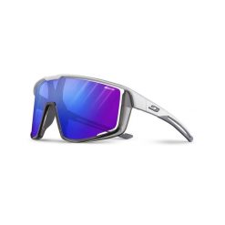 Okulary rowerowe JULBO Fury fotochrom biało szare Reactiv High Contrast kat.1-3. Białe okulary przeciwsłoneczne męskie JULBO, bez wzorów, sportowe. Za 900.00 zł.