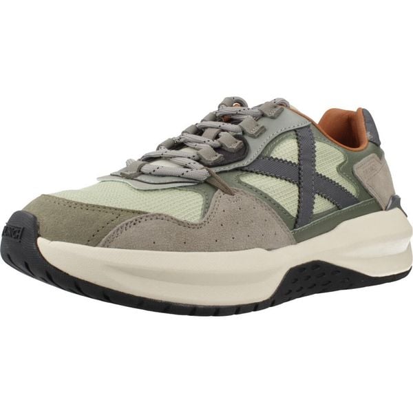 Buty MUNICH NEXA 02 Zielony. Zielone buty trekkingowe męskie Munich, bez wzorów, ze skóry, sportowe, bez obcasa, bez zapięcia. Za 425.79 zł.