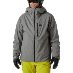 Kurtka Narciarska Męska Helly Hansen Swift 3In1. Szare kurtki narciarskie i snowboardowe męskie Helly Hansen, na zimę, m, bez wzorów, bez kaptura, narciarskie. W wyprzedaży za 1,279.20 zł.