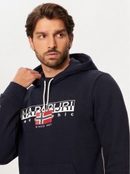 Napapijri Bluza B-Alymer NP0A4I1D Granatowy Regular Fit. Niebieskie bluzy nierozpinane męskie Napapijri, m, bez wzorów, z bawełny, bez ramiączek, bez kaptura. Za 329.99 zł.