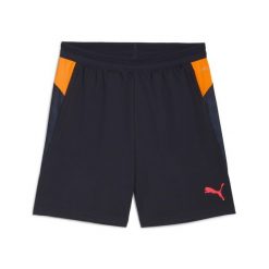 Męskie piłkarskie szorty treningowe individualCUP PUMA. Brązowe buty treningowe męskie Puma, bez wzorów, bez zapięcia, na fitness i siłownię. Za 159.00 zł.