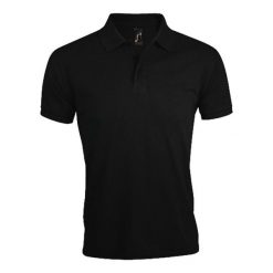 Męska Koszulka Polo Prime. Czarne koszulki polo męskie SOL'S, m, bez wzorów, sportowe, bez kołnierzyka, bez ramiączek. Za 114.99 zł.