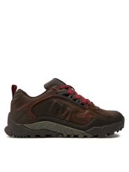 Merrell Trekkingi Annex Trak Low J91805 Brązowy. Brązowe buty zimowe męskie Merrell, bez wzorów, z nubiku, sportowe, bez obcasa, bez zapięcia. Za 399.99 zł.