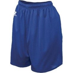Spodenki sportowe - Mężczyźni - Nylonowe spodenki siatkowe. Niebieskie szorty sportowe męskie RUSSEL ATHLETIC, bez wzorów, z meshu, sportowe. Za 194.95 zł.
