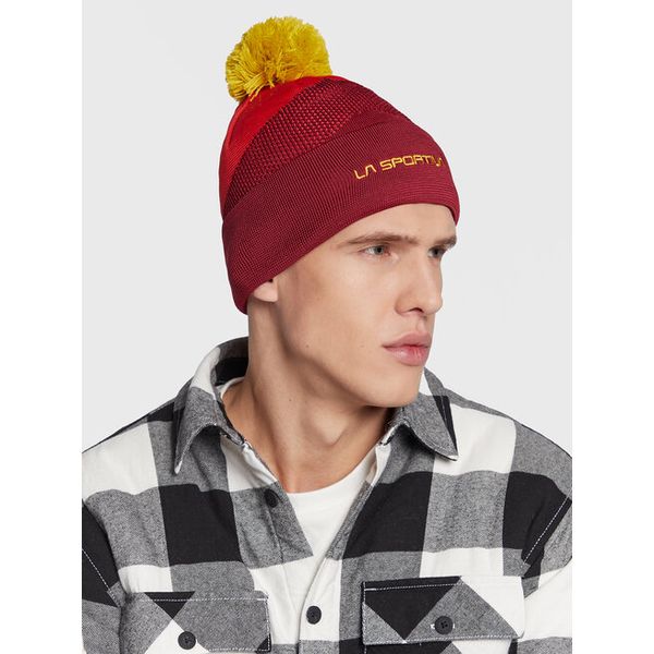 Czapka La Sportiva. Czerwone czapki męskie La Sportiva, na zimę, bez wzorów. Za 169.99 zł.