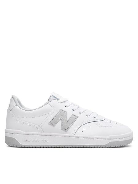 New Balance Sneakersy BB80GRY Biały. Białe buty sportowe na co dzień męskie New Balance, m, bez wzorów, ze skóry, bez ramiączek, bez kaptura. Za 269.99 zł.