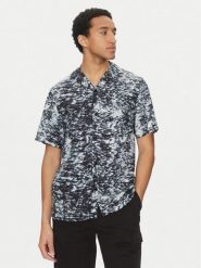 Calvin Klein Swimwear Koszula KM0KM01148 Szary Regular Fit. Szare koszule męskie Calvin Klein Swimwear, m, bez wzorów, z wiskozy, bez kołnierzyka, bez ramiączek. Za 209.99 zł.