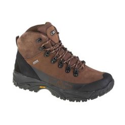 Buty trekkingowe męskie CMP Dhenieb WP. Brązowe buty trekkingowe męskie CMP, bez wzorów, z materiału, za kostkę, bez zapięcia. Za 605.00 zł.
