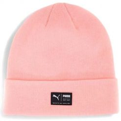 Czapka Puma Archive Heather Beanie Koral Ice. Czerwone czapki męskie Puma, bez wzorów, eleganckie. Za 79.20 zł.
