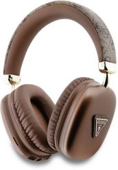 Guess 4G Triangle Logo - Bezprzewodowe słuchawki nauszne Bluetooth V5.3 (brązowy). Brązowe słuchawki nauszne Guess. Za 162.91 zł.