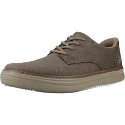 Buty SKECHERS HYLAND JUSTINO Brązowy. Brązowe buty trekkingowe męskie Skechers, bez wzorów, z tkaniny, bez zapięcia, trekkingowe, skechers sport. Za 364.99 zł.