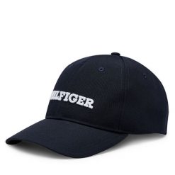 Czapka z daszkiem Tommy Hilfiger. Niebieskie czapki męskie Tommy Hilfiger, bez wzorów. Za 129.99 zł.