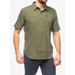 Koszula podróżnicza męska Columbia Silver Ridge Utility Lite Short Sleeve. Zielone koszule męskie Columbia, m, bez wzorów, bez kołnierzyka, bez ramiączek. W wyprzedaży za 230.95 zł.