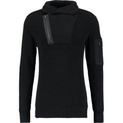 GStar POWEL SHAWL COLLAR KNIT L/S Sweter dark black. Kardigany męskie marki G-Star. W wyprzedaży za 375.20 zł.