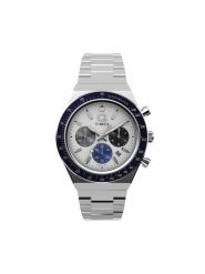 Timex Zegarek Q Timex® Chronograph TW2Y36200 Srebrny. Szare, analogowe zegarki męskie Timex, srebrne. Za 1,089.00 zł.
