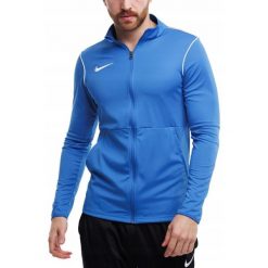 Bluza Męska Rozpinana Nike Dri-FIT Park 20 Sportowa bez Kaptura roz. M. Niebieskie bluzy rozpinane męskie Nike, l, bez wzorów, sportowe, bez ramiączek, bez kaptura. Za 113.00 zł.