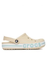 Crocs Klapki BAYABAND CLOG 205089-1LI Beżowy. Brązowe klapki i japonki męskie Crocs, bez wzorów, z tworzywa sztucznego. Za 229.99 zł.