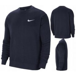 Bluza męska Nike Park 20 Fleece Crew sportowa. Bluzy nierozpinane męskie Nike, m, bez wzorów, sportowe, bez ramiączek, bez kaptura. Za 228.29 zł.