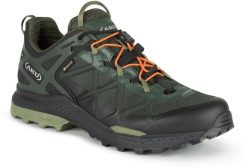 Buty trekkingowe męskie Aku M'S ROCKET DFS GTX, military green/ black, 44. Czarne buty trekkingowe męskie Aku, bez wzorów, bez zapięcia. Za 619.50 zł.