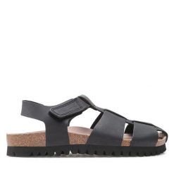 Sandały Genuins. Czarne sandały męskie Genuins, bez zapięcia. Za 389.99 zł.