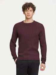 Lindbergh Sweter 30-804052 Brązowy Relaxed Fit. Fioletowe kardigany męskie Lindbergh, l, bez wzorów, z bawełny, bez ramiączek. Za 149.99 zł.
