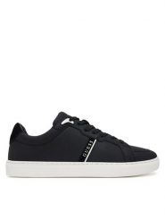 Guess Sneakersy FMTTO4 ELE12 Czarny. Czarne buty sportowe na co dzień męskie Guess, m, z aplikacjami, ze skóry, bez ramiączek, bez kaptura. Za 309.99 zł.