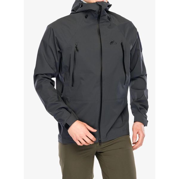 Kurtka przeciwdeszczowa męska Helikon-Tex Squall Hardshell. Szare kurtki męskie Helikon-Tex, m, bez wzorów, z hardshellu, bez kaptura, trekkingowe. Za 891.99 zł.