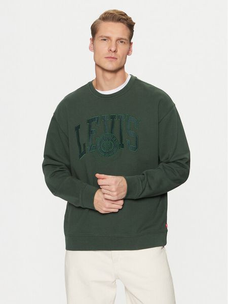 Levi's® Bluza Graphic 38712-0443 Zielony Relaxed Fit. Zielone bluzy nierozpinane męskie m, bez wzorów, z bawełny, bez ramiączek, bez kaptura. Za 209.99 zł.