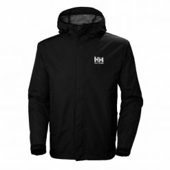 Kurtka uniwersalna męska Helly Hansen Seven Jacket. Czarne kurtki męskie Helly Hansen, m, bez wzorów, z syntetyku, sportowe, bez ramiączek, bez kaptura. Za 707.00 zł.