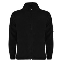 Męska Kurtka Luciane Z Mikropolaru. Czarne kurtki męskie ROLY, na zimę, l, bez wzorów, sportowe, bez ramiączek, bez kaptura. Za 108.99 zł.