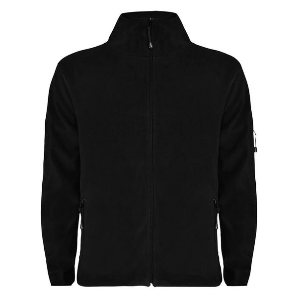 Męska Kurtka Luciane Z Mikropolaru. Czarne kurtki męskie ROLY, na zimę, m, bez wzorów, sportowe, bez ramiączek, bez kaptura. Za 107.99 zł.