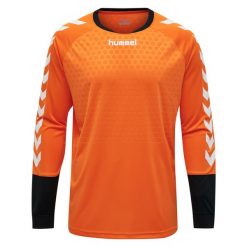 Bluza Bramkarska Hummel. Brązowe bluzy nierozpinane męskie HUMMEL, m, bez wzorów, sportowe, bez ramiączek, bez kaptura. Za 218.50 zł.