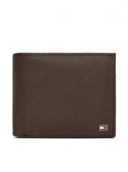 Tommy Hilfiger Portfel Th Flag Cc Flap And Coin AM0AM13520 Brązowy. Brązowe portfele męskie Tommy Hilfiger, bez wzorów, ze skóry. Za 329.99 zł.