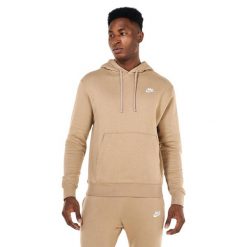 Bluza Z Polaru Dla Dorosłych Unisex Sportswear Club. Brązowe bluzy z polaru męskie Nike, m, bez wzorów, z polaru, bez ramiączek, bez kaptura. Za 366.99 zł.