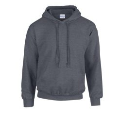Męska Bluza Z Kapturem Heavy Blend. Szare bluzy nierozpinane męskie GILDAN, m, bez wzorów, bez ramiączek, z kapturem. Za 73.99 zł.