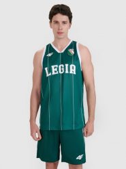 4F Koszulka lifestyle z sezonu 2024/25 uniseks 4F x Legia Warszawa - zielona 3XL. Zielone t-shirty sportowe męskie 4f, l, bez wzorów, z dzianiny, klasyczne, bez ramiączek. Za 219.99 zł.
