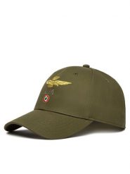 Aeronautica Militare Czapka z daszkiem 261HA1100UCT02848 Zielony. Zielone czapki męskie Aeronautica Militare, bez wzorów, z bawełny. Za 189.99 zł.
