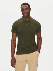 Alpha Industries Polo X-Fit 136600 Zielony Regular Fit. Zielone koszulki polo męskie Alpha Industries, m, bez wzorów, z bawełny, bez kołnierzyka, bez ramiączek. Za 139.99 zł.