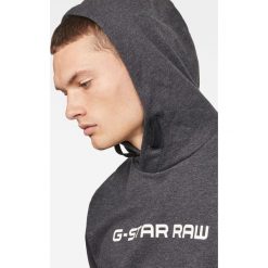 G-Star Raw - Bluza. Czarne bluzy nierozpinane męskie G-Star Raw, m, bez wzorów, z bawełny, retro, bez ramiączek, z kapturem. W wyprzedaży za 239.90 zł.
