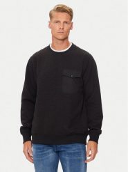 Brave Soul Bluza MSS-586KALK Czarny Regular Fit. Czarne bluzy nierozpinane męskie Brave Soul, m, bez wzorów, z syntetyku, bez ramiączek, bez kaptura. Za 139.99 zł.